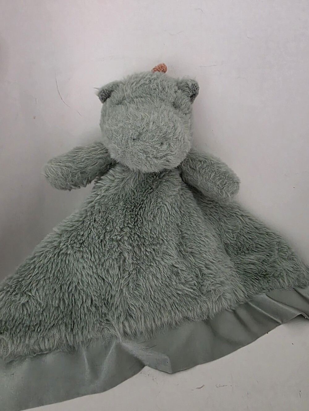 Cloud Island Lovey Dinosaur Security Blanket Soother Target Satin Trim Green